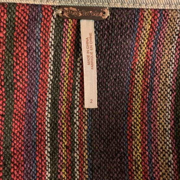 Free People distressed denim jacket - Picture 6 of 7